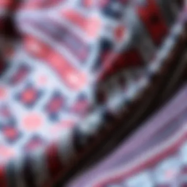 Traditional Abacı Pardesü showcasing intricate patterns