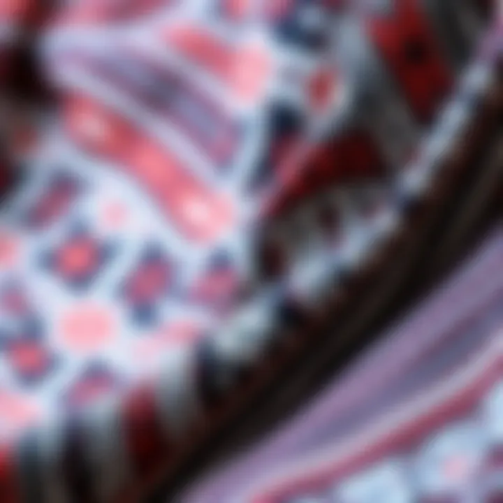 Traditional Abacı Pardesü showcasing intricate patterns