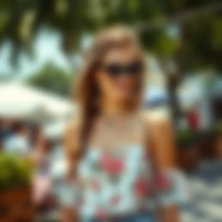 Accessorizing summer tops for unique style