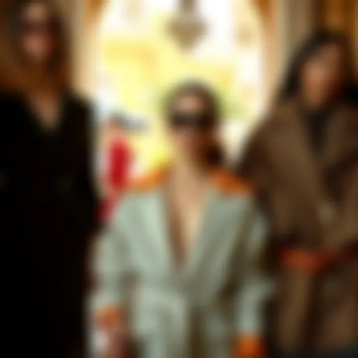 Stylish arrangement of seasonal Armine outfits