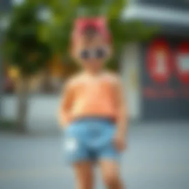 Fashionable baby shorts outfit combinations