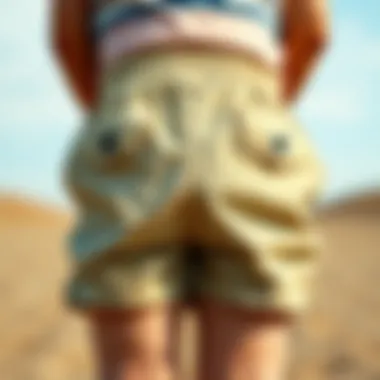 Safety features in baby shorts