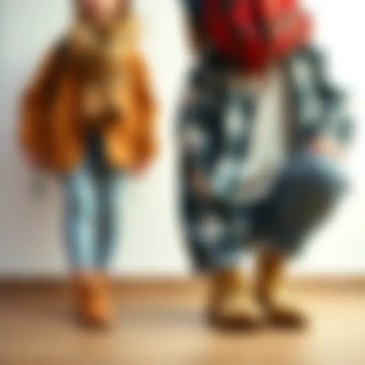 Casual look featuring beige shoes and seasonal attire