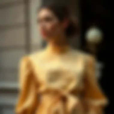 Historical evolution of the belted blouse in fashion