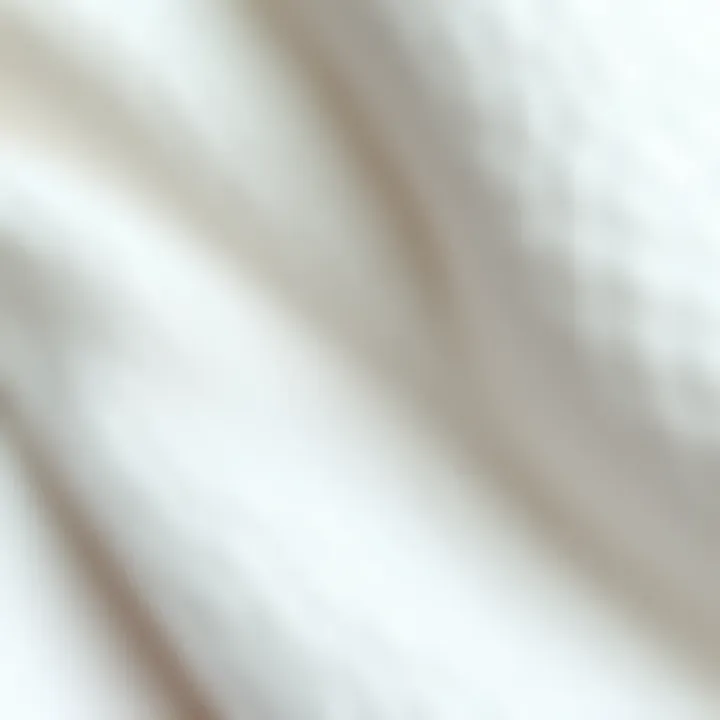 Close-up of soft white leather showcasing texture and quality