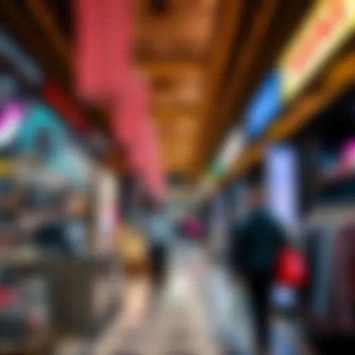 Vibrant shopping experience in Bursa's central stores