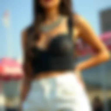 Casual bustier outfit for everyday wear