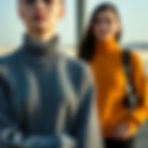 Elegant Cacharel sweater design showcasing craftsmanship