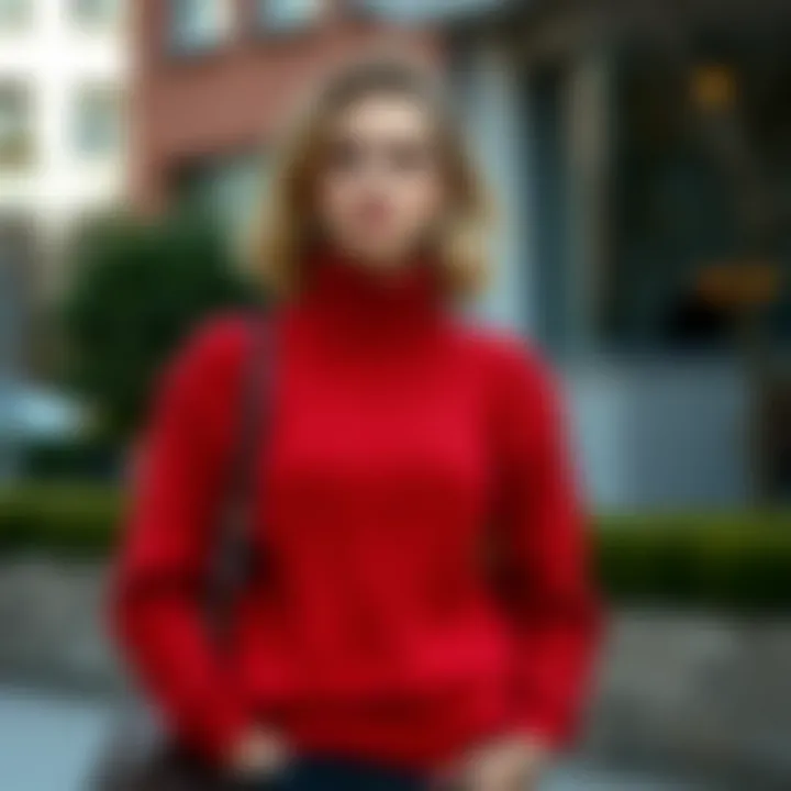 Fashionable casual look featuring a Cacharel sweater