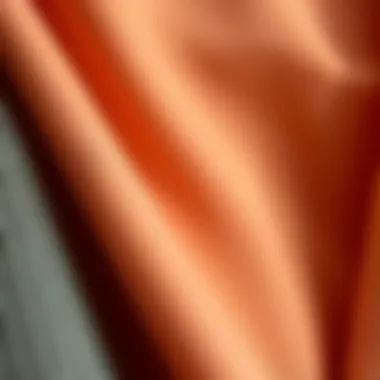 A close-up of luxurious fabric used in Cacharel sweaters