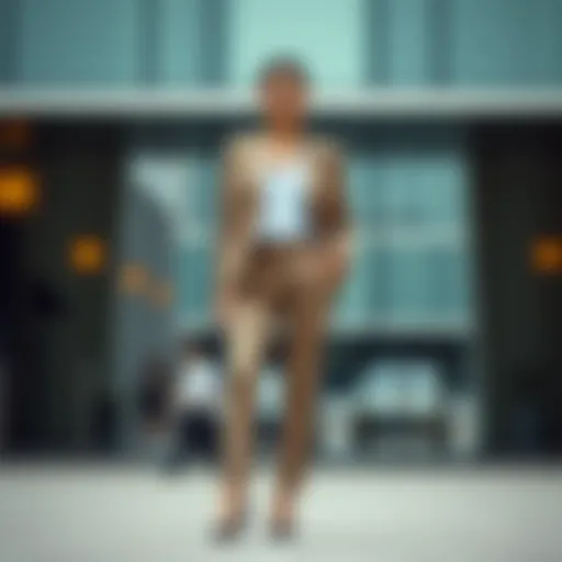 Elegant blazer and trousers combination for a sophisticated look