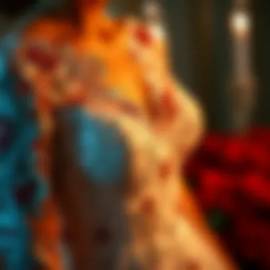 Chic wedding dress adorned with exquisite embroidery