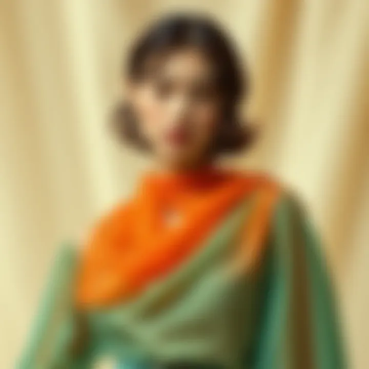 Creative combinations of chiffon pieces