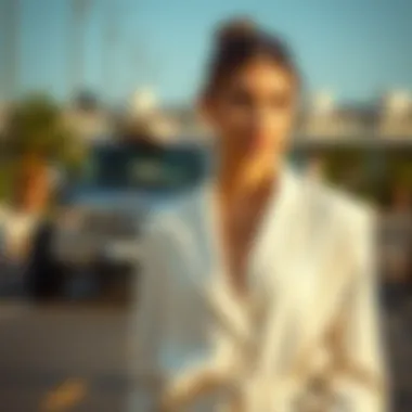 Modern Fashion with a Touch of Gold Contemporary outfit featuring golden accents