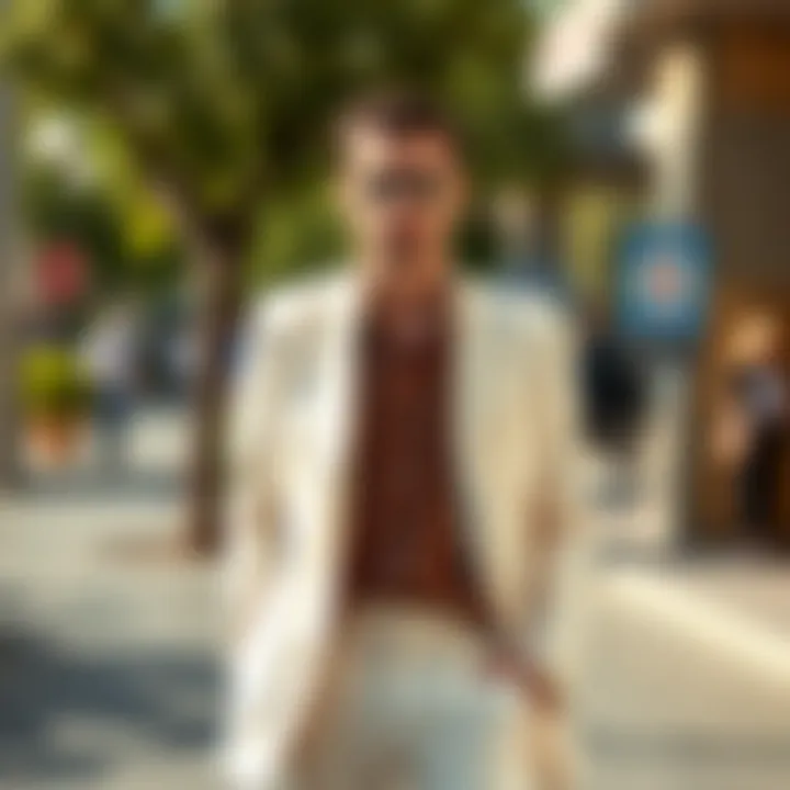 Casual cream suit look suitable for daily wear