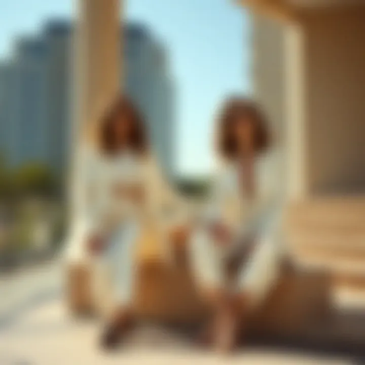 Chic cream suit ensemble showcasing modern aesthetics