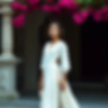 Cultural significance of the white dress in special occasions