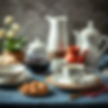 Various styles of Çupra tableware