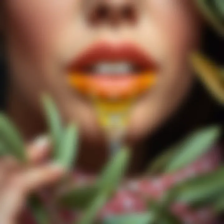 Benefits of olive oil for lip care