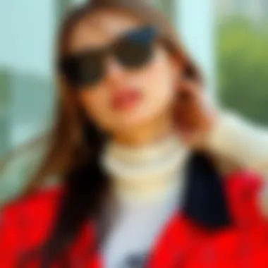 Elegant ferace style showcasing contemporary fashion trends