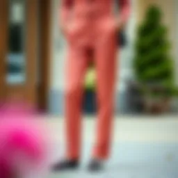 Elegant tailored trousers for wedding attire