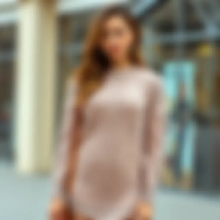 Cozy knit dresses perfect for cold weather outings