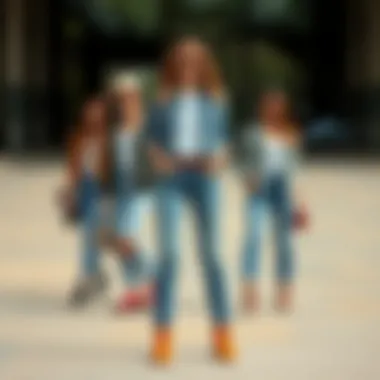 Diverse Outfit Combinations with Regular Fit Denim Diverse outfit combinations featuring regular fit denim