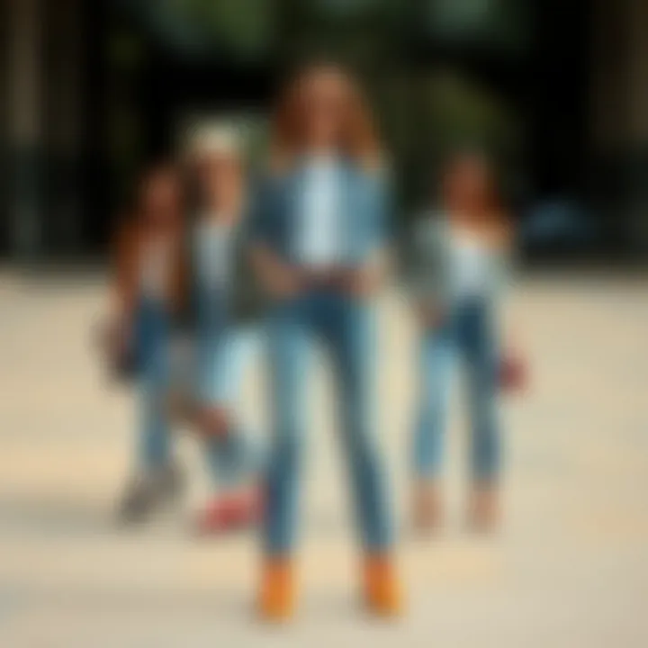 Diverse Outfit Combinations with Regular Fit Denim Diverse outfit combinations featuring regular fit denim