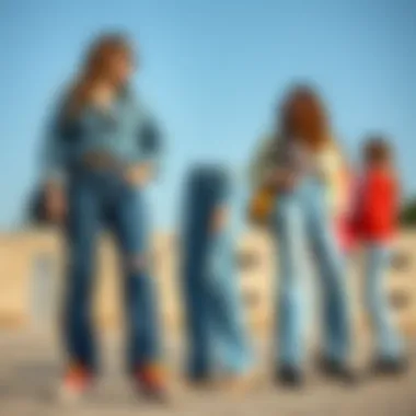 Trendy Styles from Various Brands Trendy styles of regular fit denim from various brands