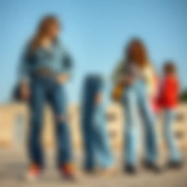 Trendy Styles from Various Brands Trendy styles of regular fit denim from various brands