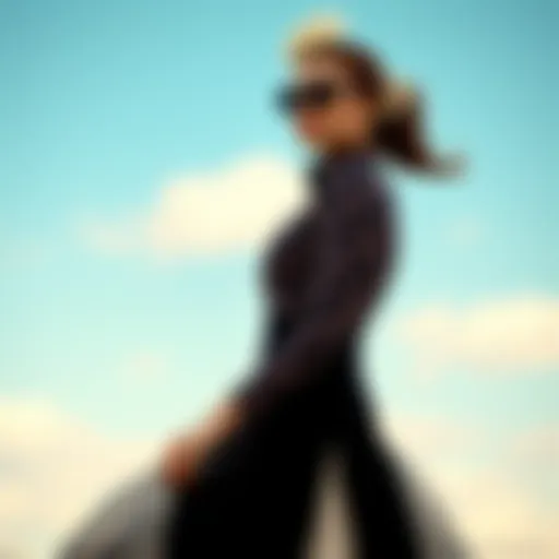 A modern interpretation of Eymina Ferace showcasing its elegant silhouette