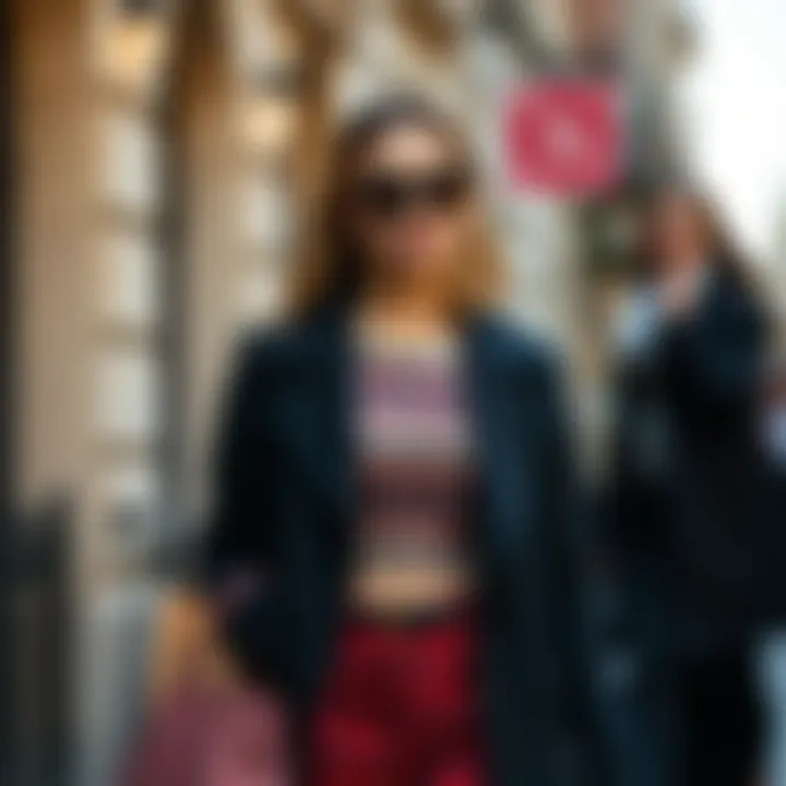 Chic outfit combination suitable for festive celebrations