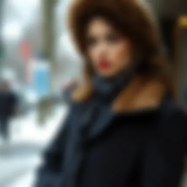 Functional winter coat with a focus on warmth and practicality