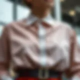 A stylish shirt jacket showcasing a blend of fabrics and modern design.