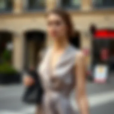 Seasonal styling tips for grey satin dresses