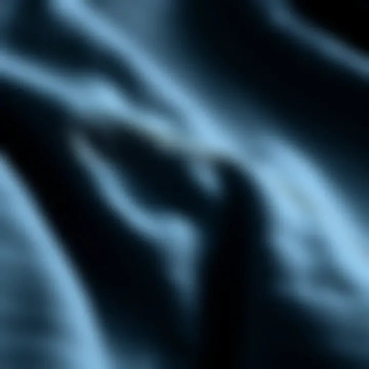 Close-up of high-quality fabric used in winter joggers.