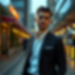 Elegant Ipekyol shirt jacket in a sophisticated urban setting