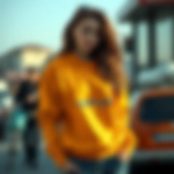 Seasonal trends highlighting the use of slim sweatshirts in different styles