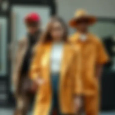 Diverse clothing styles showcasing personal expression