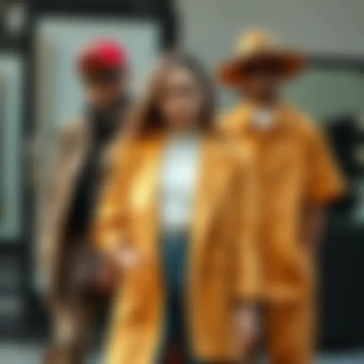 Diverse clothing styles showcasing personal expression