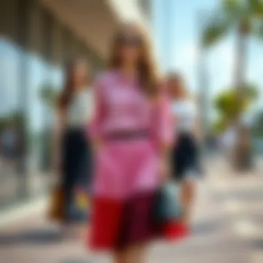 Fashionable combinations with pleated skirts