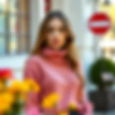 Seasonal outfit ideas featuring knitted blouses