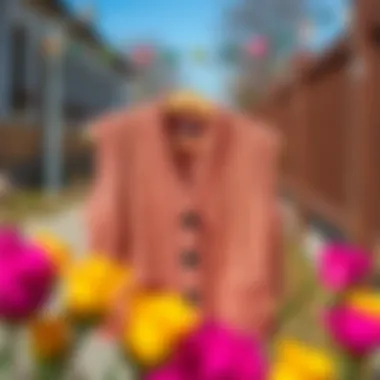 Seasonal color palette for knitted vests