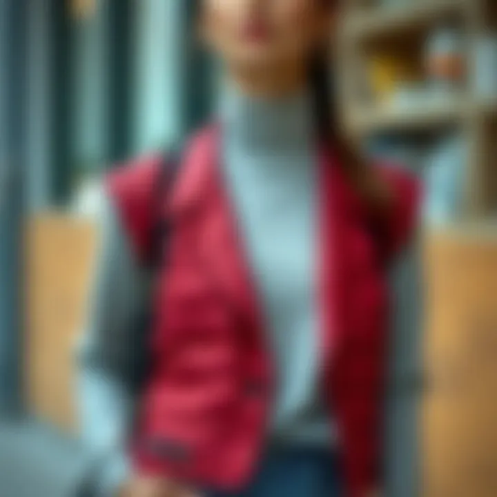 Stylish layering of vests over casual outfits