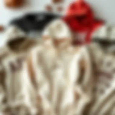 Group of coffee sweatshirts in various designs showcasing versatility