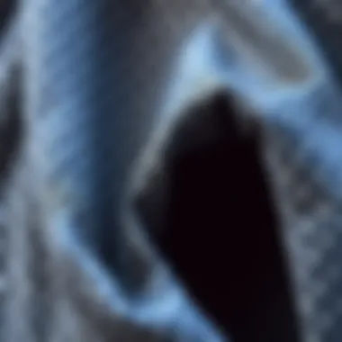 Close-up of fabric textures used in contemporary indoor sportswear