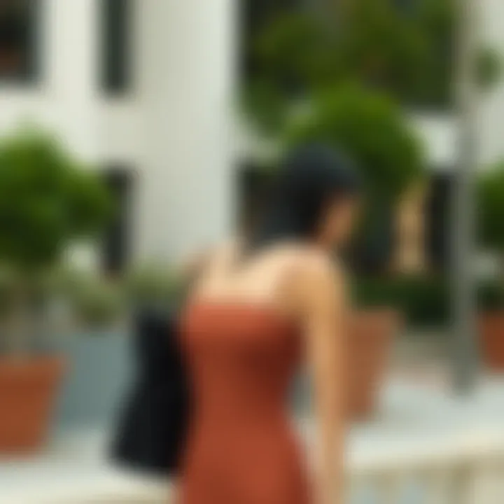 Stylish square neckline dress featuring thick straps