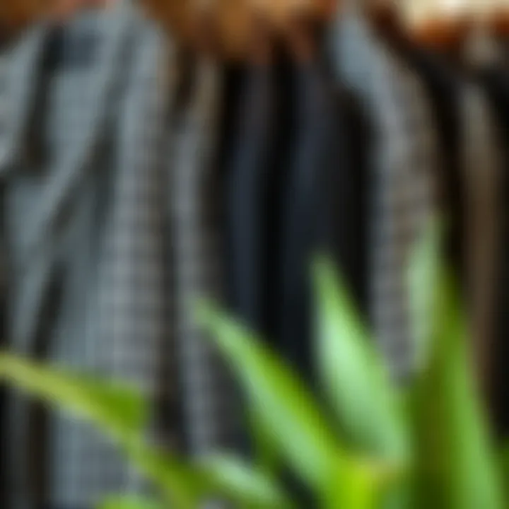 An array of affordable and luxury houndstooth jackets displayed together.