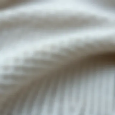 Close-up of luxurious knit fabric texture