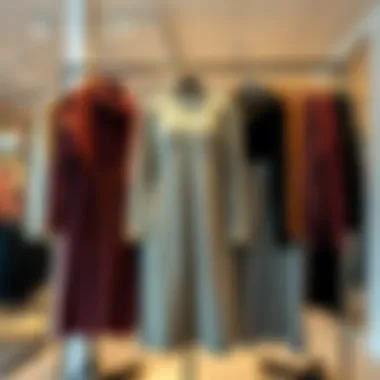 Elegant Winter Knit Outfit Display Elegant display of winter knit outfits